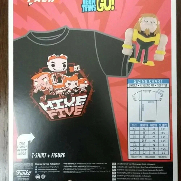 NEW FUNKO POP TEEN TITANS Mammoth Tee & Mini Figur - Picture 2 of 3